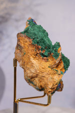 Velvet Malachite with Azurite Specimen 405gr - Tali & Loz Crystals