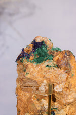 Velvet Malachite with Azurite Specimen 405gr - Tali & Loz Crystals