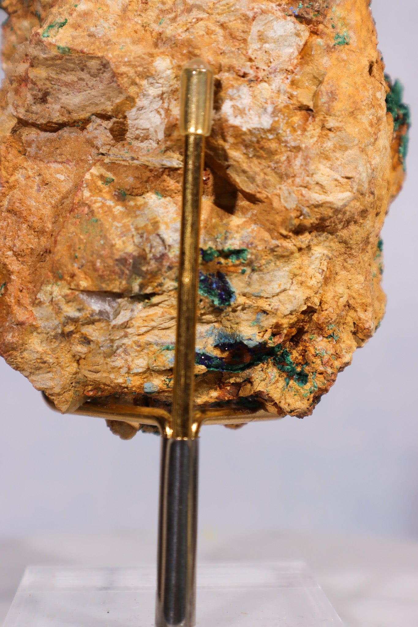 Velvet Malachite with Azurite Specimen 405gr - Tali & Loz Crystals