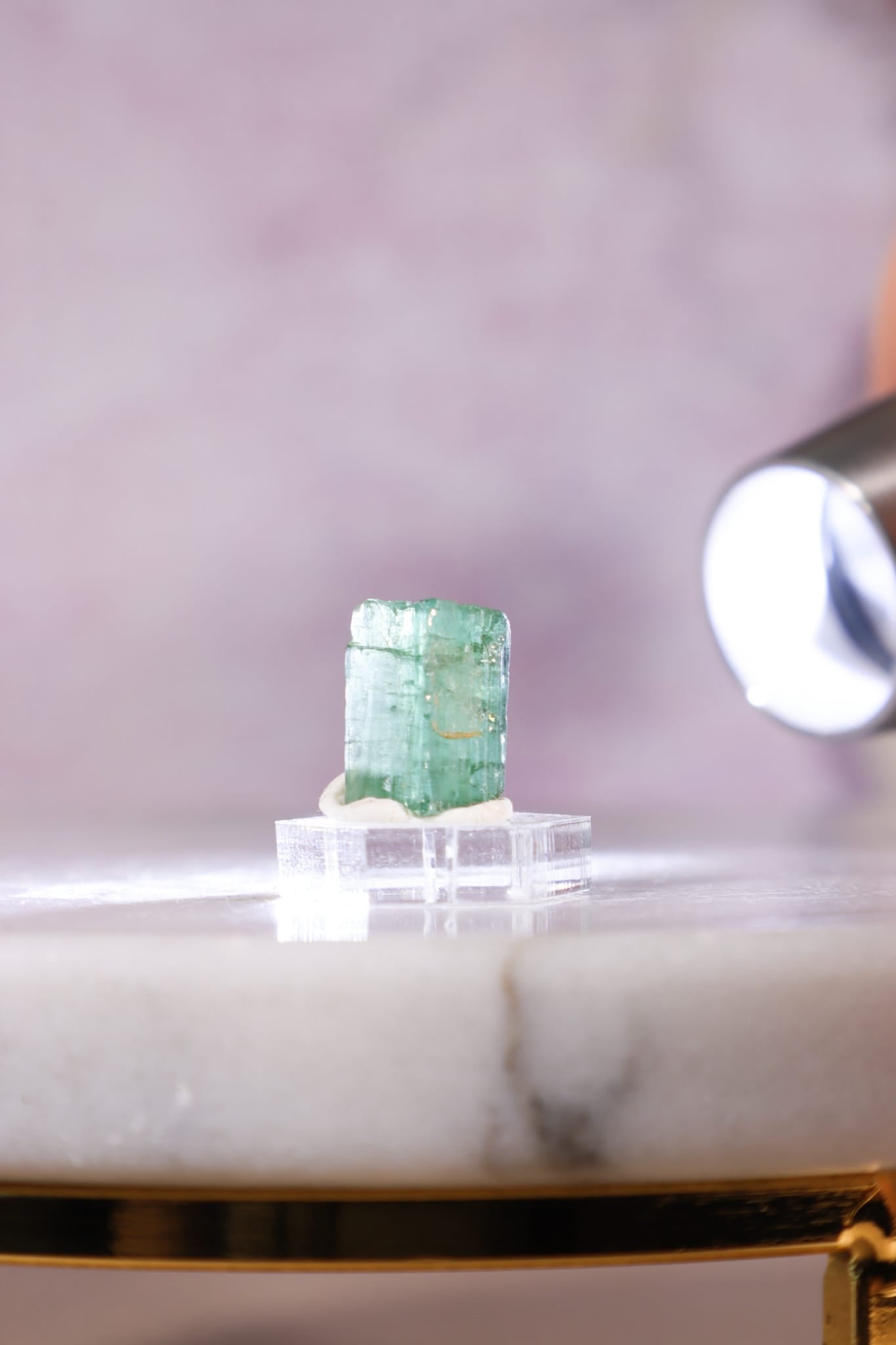 Verdelite Green Tourmaline Crystal | 11mm | Brazil Mineral Specimen Tali & Loz Crystals