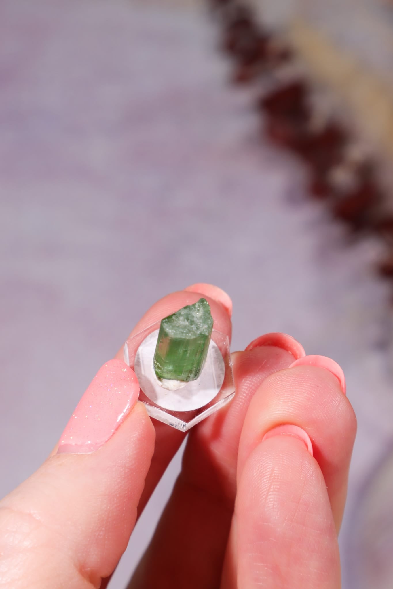 Verdelite Green Tourmaline Crystal | 12mm | Brazil Mineral Specimen Tali & Loz Crystals
