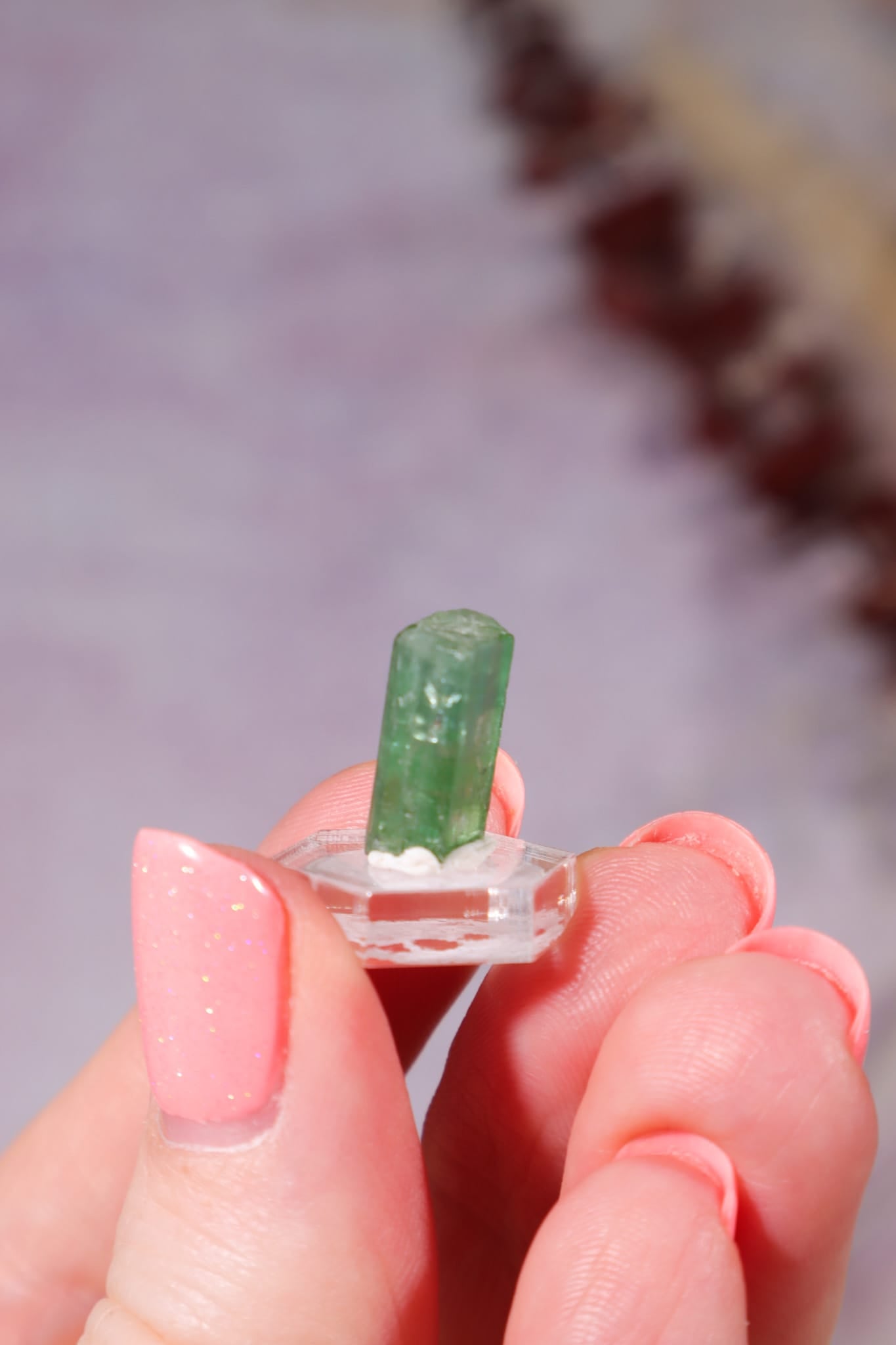 Verdelite Green Tourmaline Crystal | 12mm | Brazil Mineral Specimen Tali & Loz Crystals