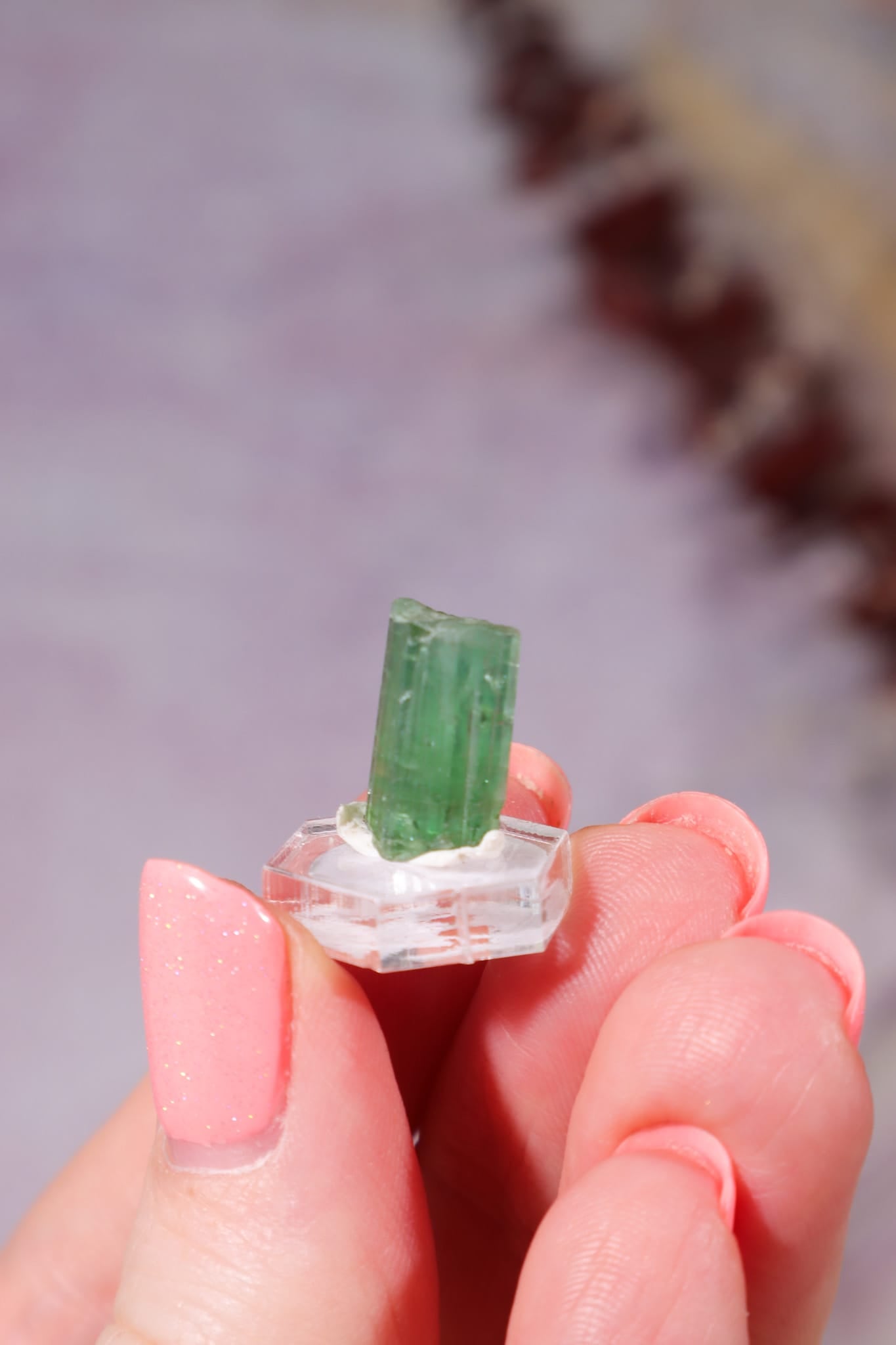 Verdelite Green Tourmaline Crystal | 12mm | Brazil Mineral Specimen Tali & Loz Crystals