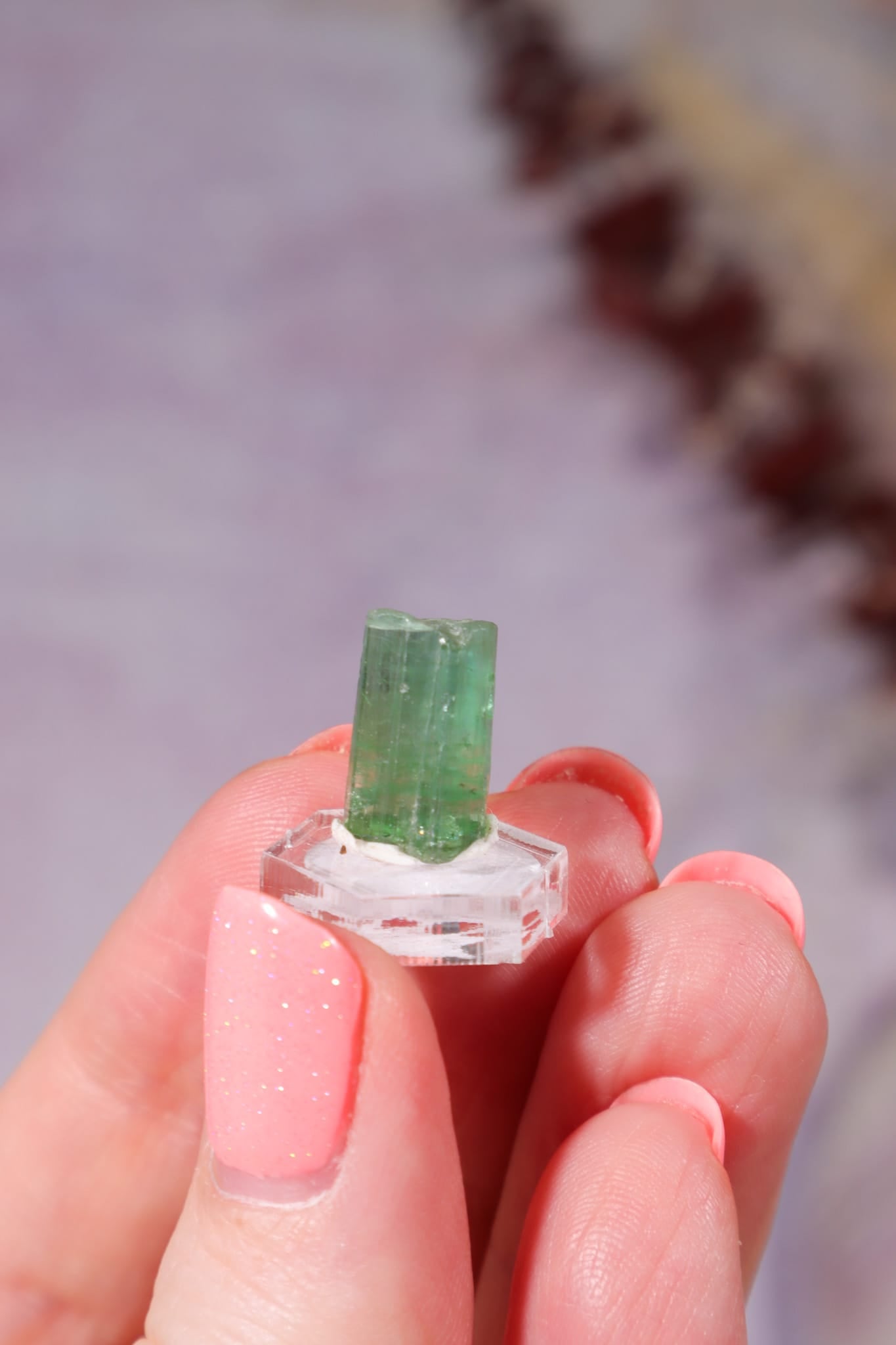 Verdelite Green Tourmaline Crystal | 12mm | Brazil Mineral Specimen Tali & Loz Crystals