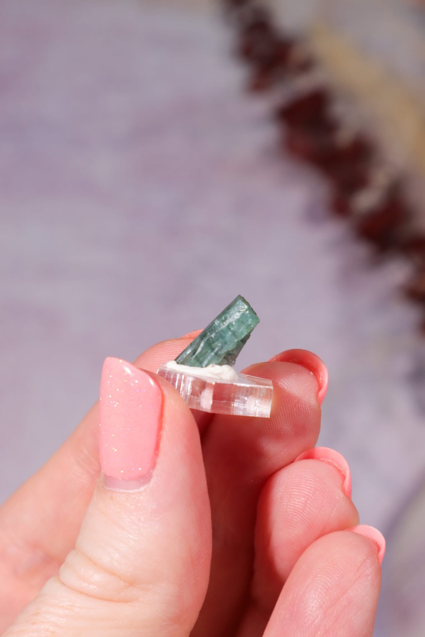 Verdelite Green Tourmaline Crystal | 12mm | Brazil Mineral Specimen Tali & Loz Crystals