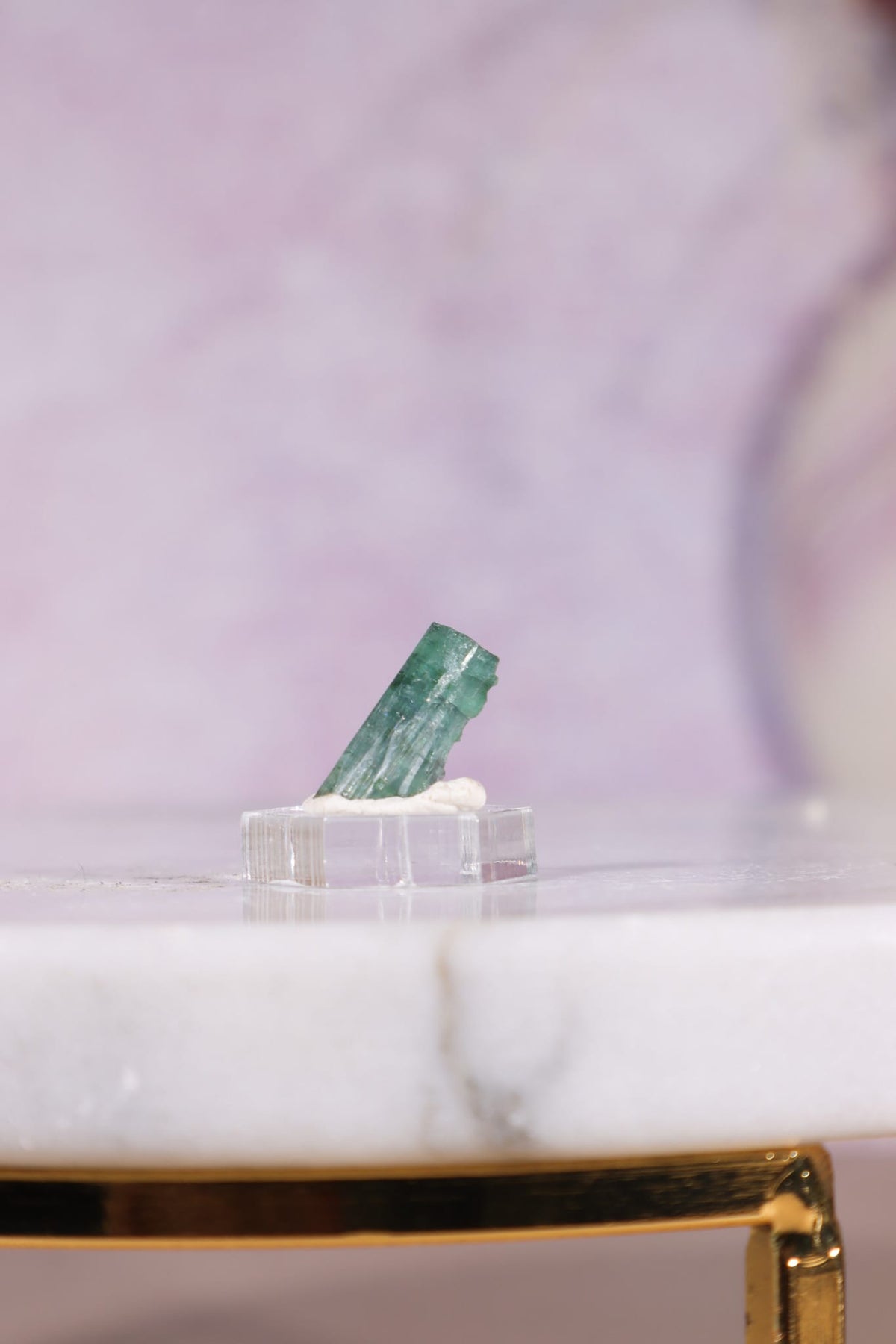 Verdelite Green Tourmaline Crystal | 12mm | Brazil Mineral Specimen Tali & Loz Crystals