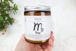 Virgo Candle with Carnelian - Tali & Loz Crystals
