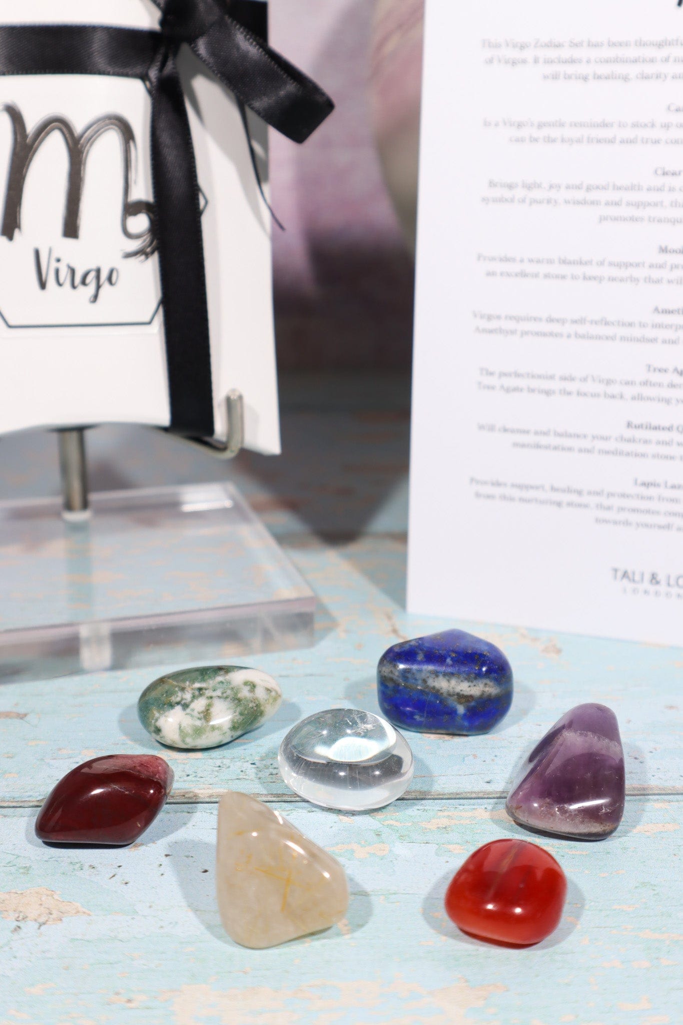 Virgo Zodiac Crystal Set Crystal Sets Tali & Loz Crystals