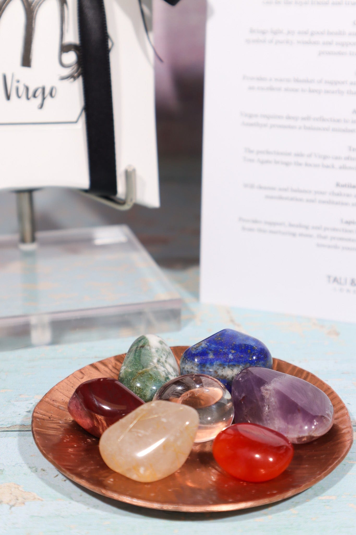 Virgo Zodiac Crystal Set Crystal Sets Tali & Loz Crystals