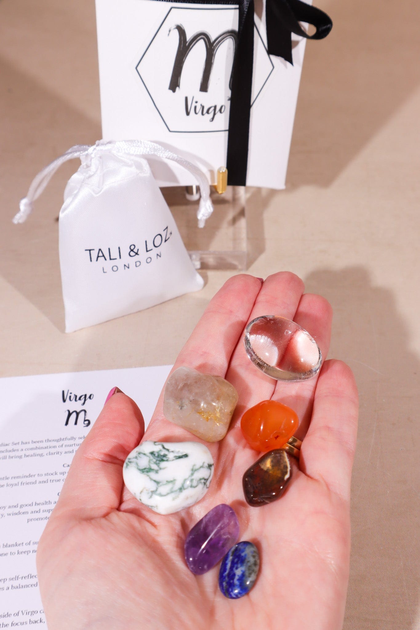 Virgo Zodiac Crystal Set - Tali & Loz Crystals