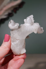 White Aragonite Cluster 7cm Sold As Seen Specimens Tali & Loz Crystals