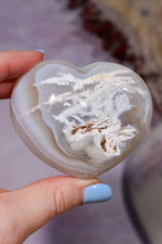 White Quartz Druzy Heart | 161g | Brazil | Sold as Seen Rough Crystals Tali & Loz Crystals