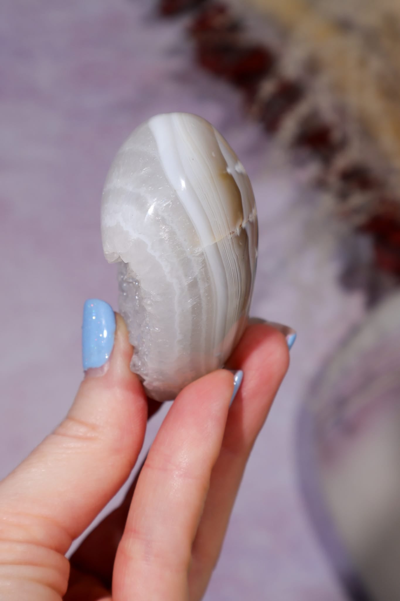 White Quartz Druzy Heart | 161g | Brazil | Sold as Seen Rough Crystals Tali & Loz Crystals