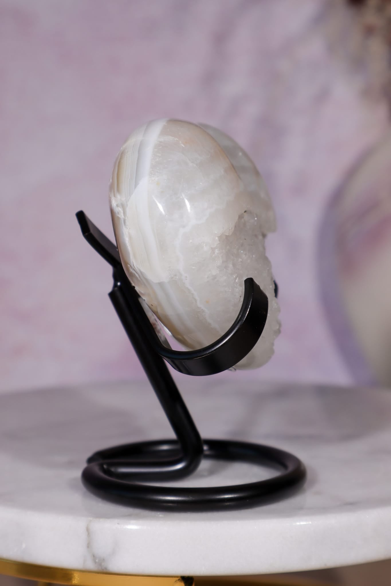White Quartz Druzy Heart | 161g | Brazil | Sold as Seen Rough Crystals Tali & Loz Crystals