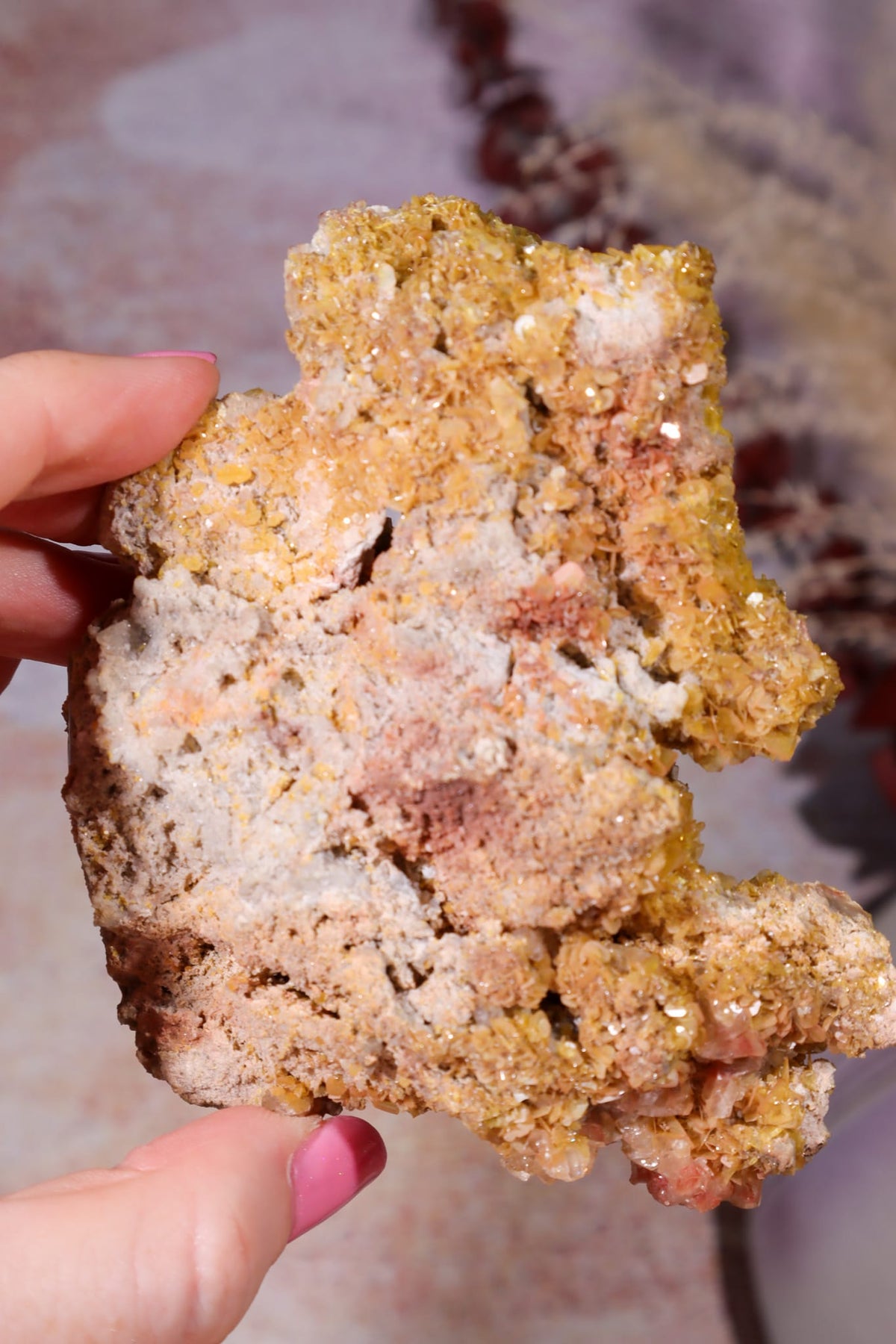 Wulfenite Mineral Specimen | 10cm | Mexico Mineral Specimen Tali & Loz Crystals