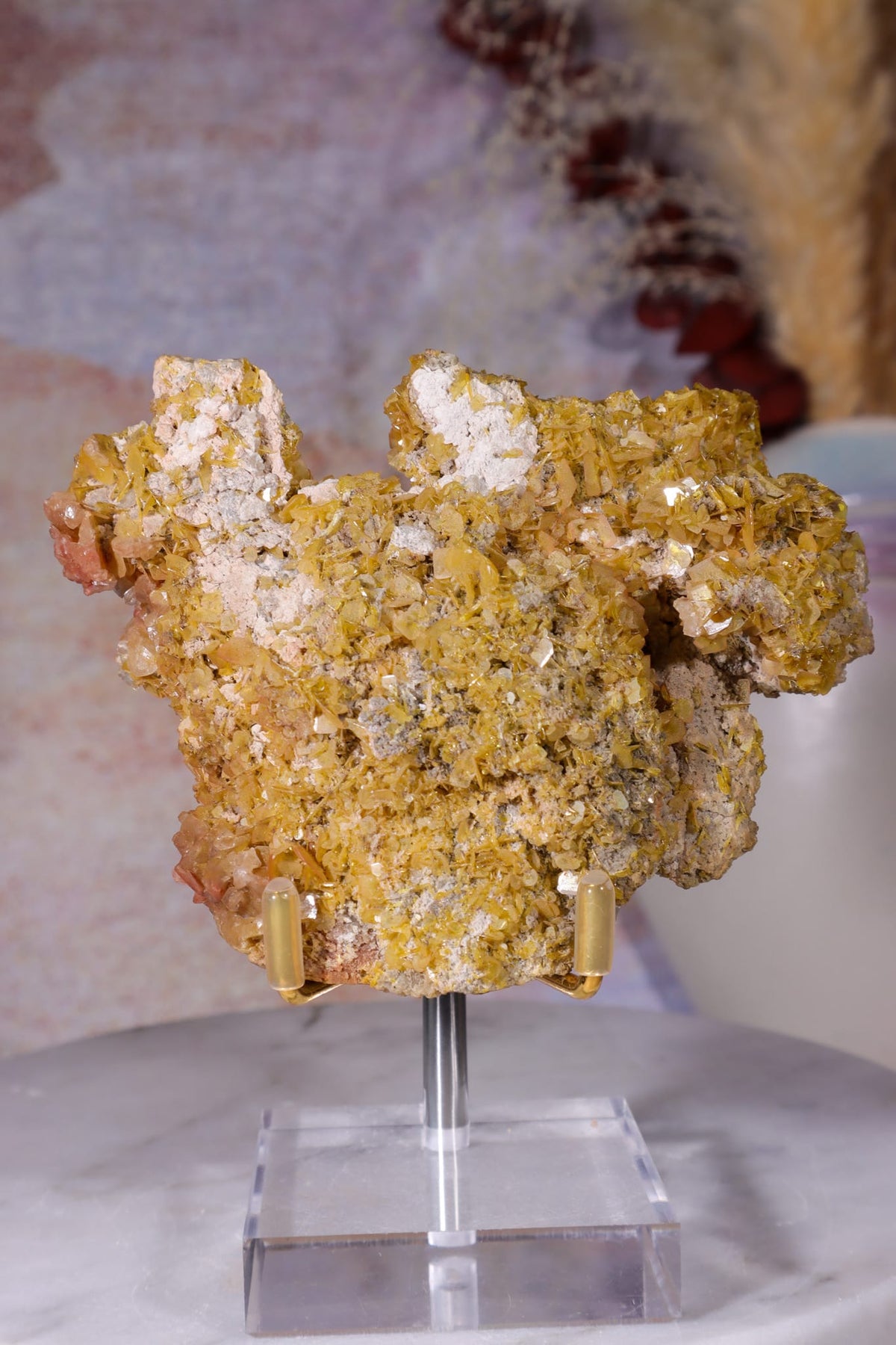 Wulfenite Mineral Specimen | 10cm | Mexico Mineral Specimen Tali & Loz Crystals