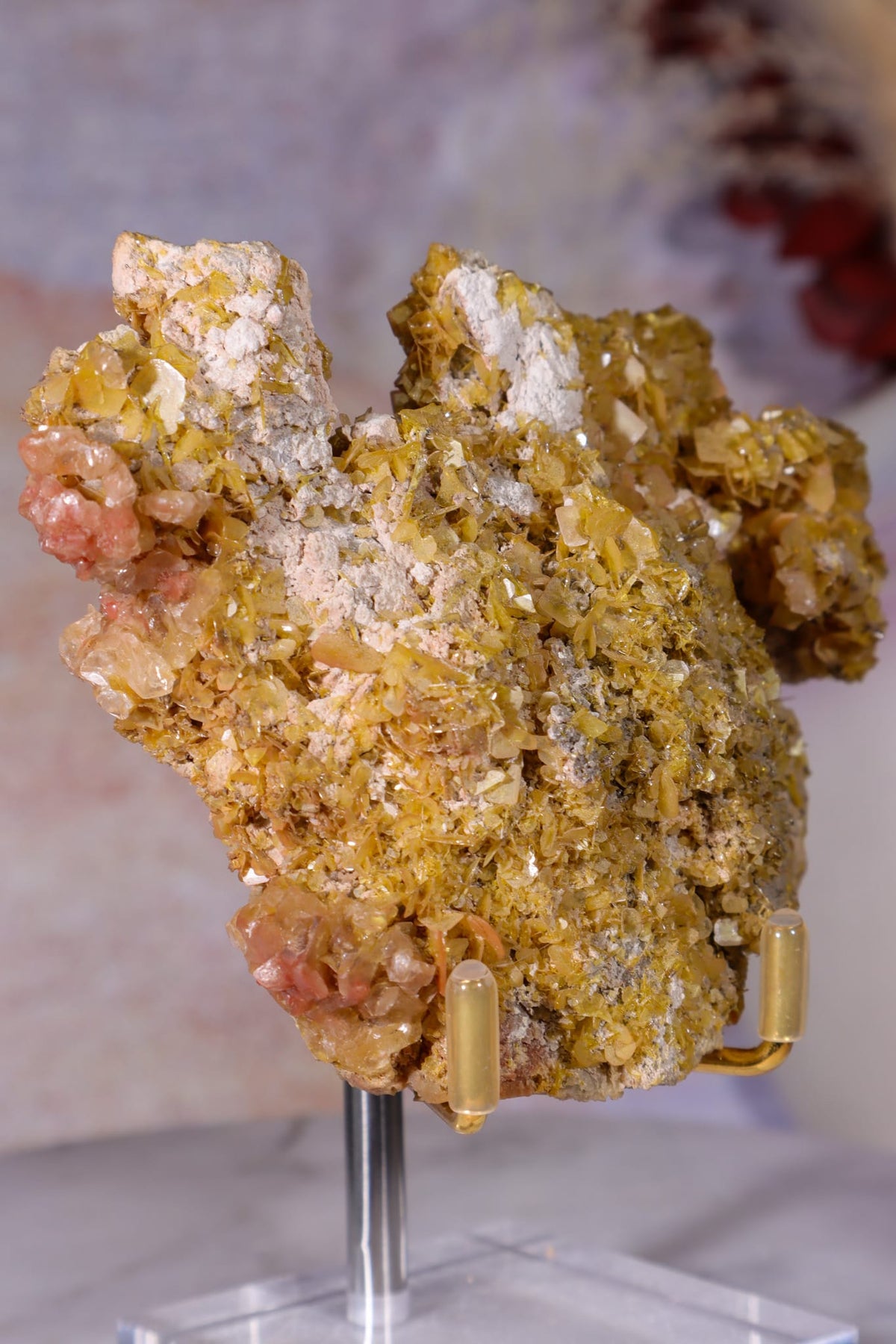 Wulfenite Mineral Specimen | 10cm | Mexico Mineral Specimen Tali & Loz Crystals