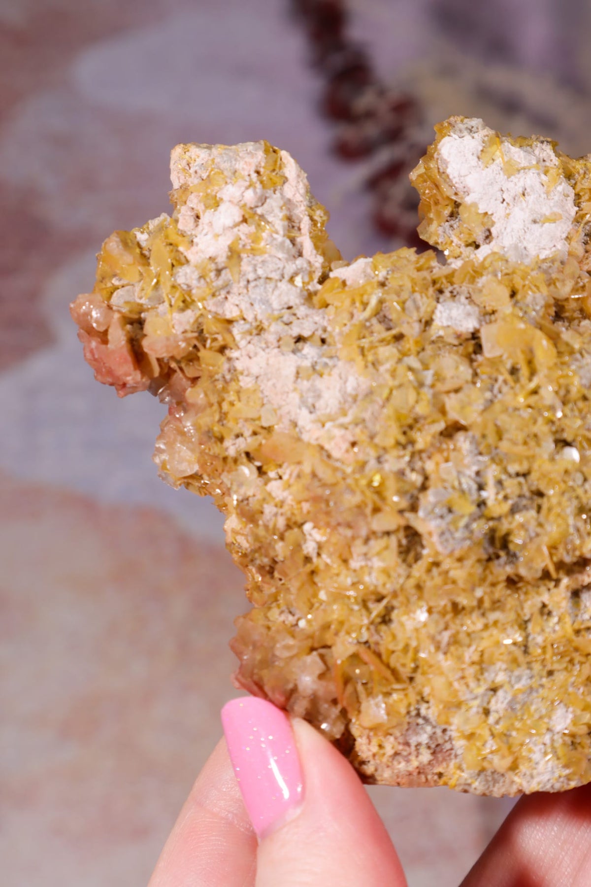 Wulfenite Mineral Specimen | 10cm | Mexico Mineral Specimen Tali & Loz Crystals