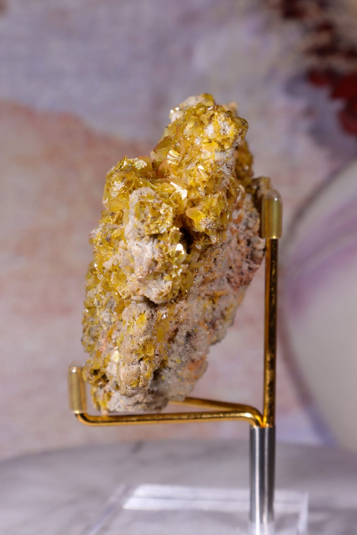 Wulfenite Mineral Specimen | 10cm | Mexico Mineral Specimen Tali & Loz Crystals