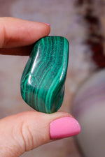 XL Malachite Tumblestones | 25-42mm | Democratic Republic of Congo Tumblestones Tali & Loz Crystals