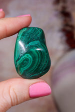 XL Malachite Tumblestones | 25-42mm | Democratic Republic of Congo Tumblestones Tali & Loz Crystals