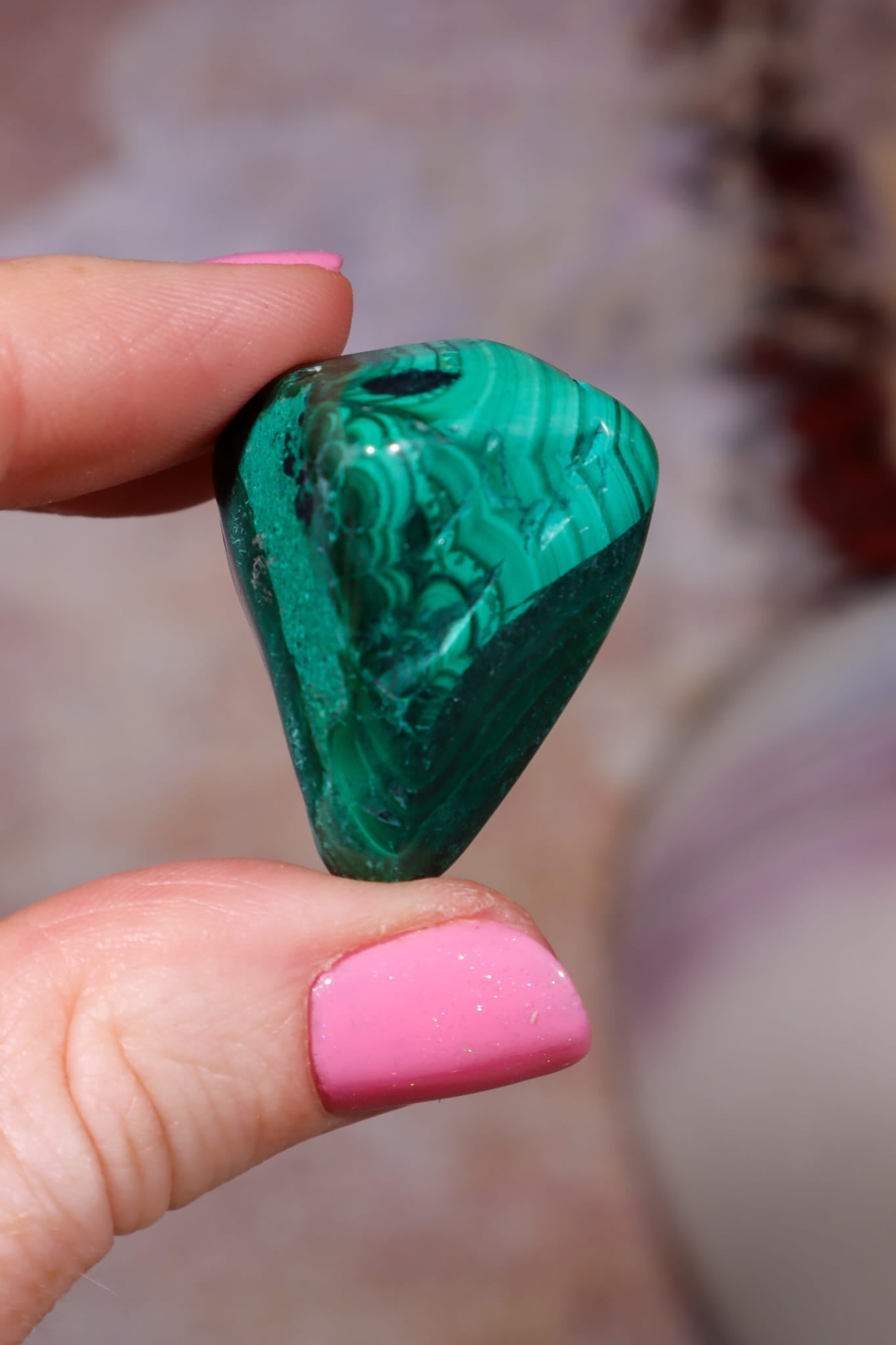 XL Malachite Tumblestones | 25-42mm | Democratic Republic of Congo Tumblestones Tali & Loz Crystals