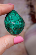 XL Malachite Tumblestones | 25-42mm | Democratic Republic of Congo Tumblestones Tali & Loz Crystals