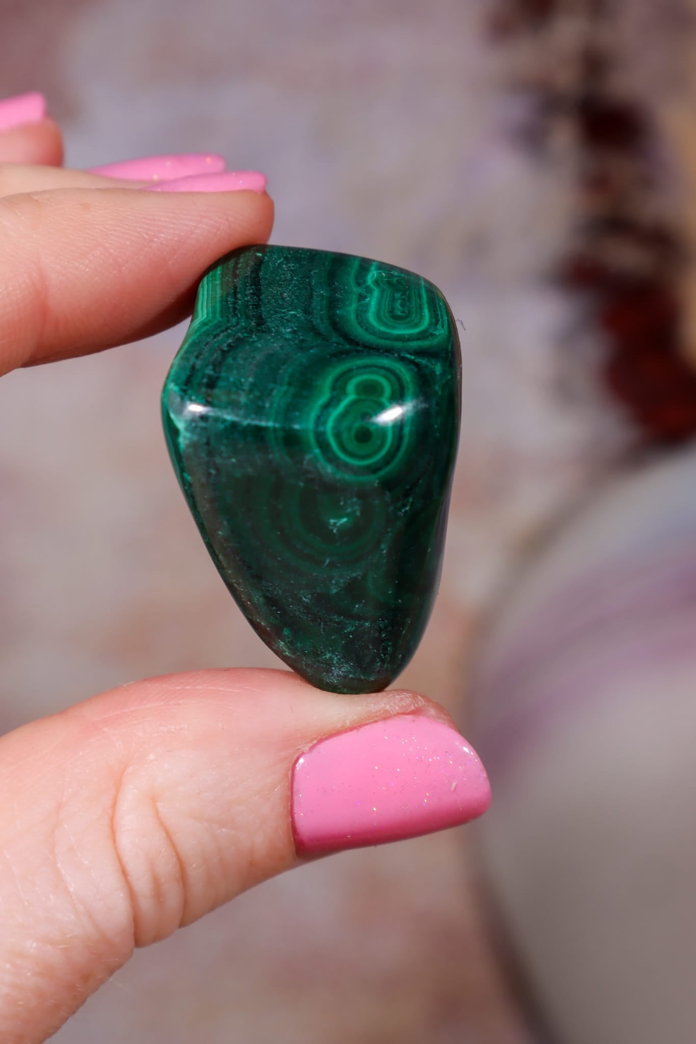 XL Malachite Tumblestones | 25-42mm | Democratic Republic of Congo Tumblestones Tali & Loz Crystals