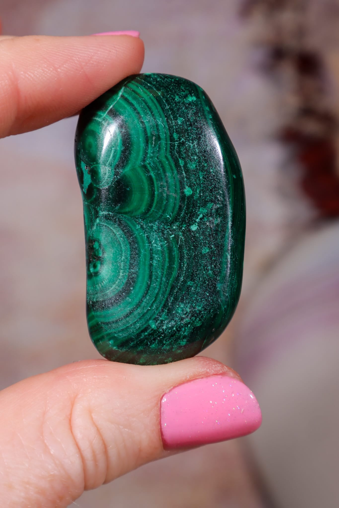 XL Malachite Tumblestones | 25-42mm | Democratic Republic of Congo Tumblestones Tali & Loz Crystals
