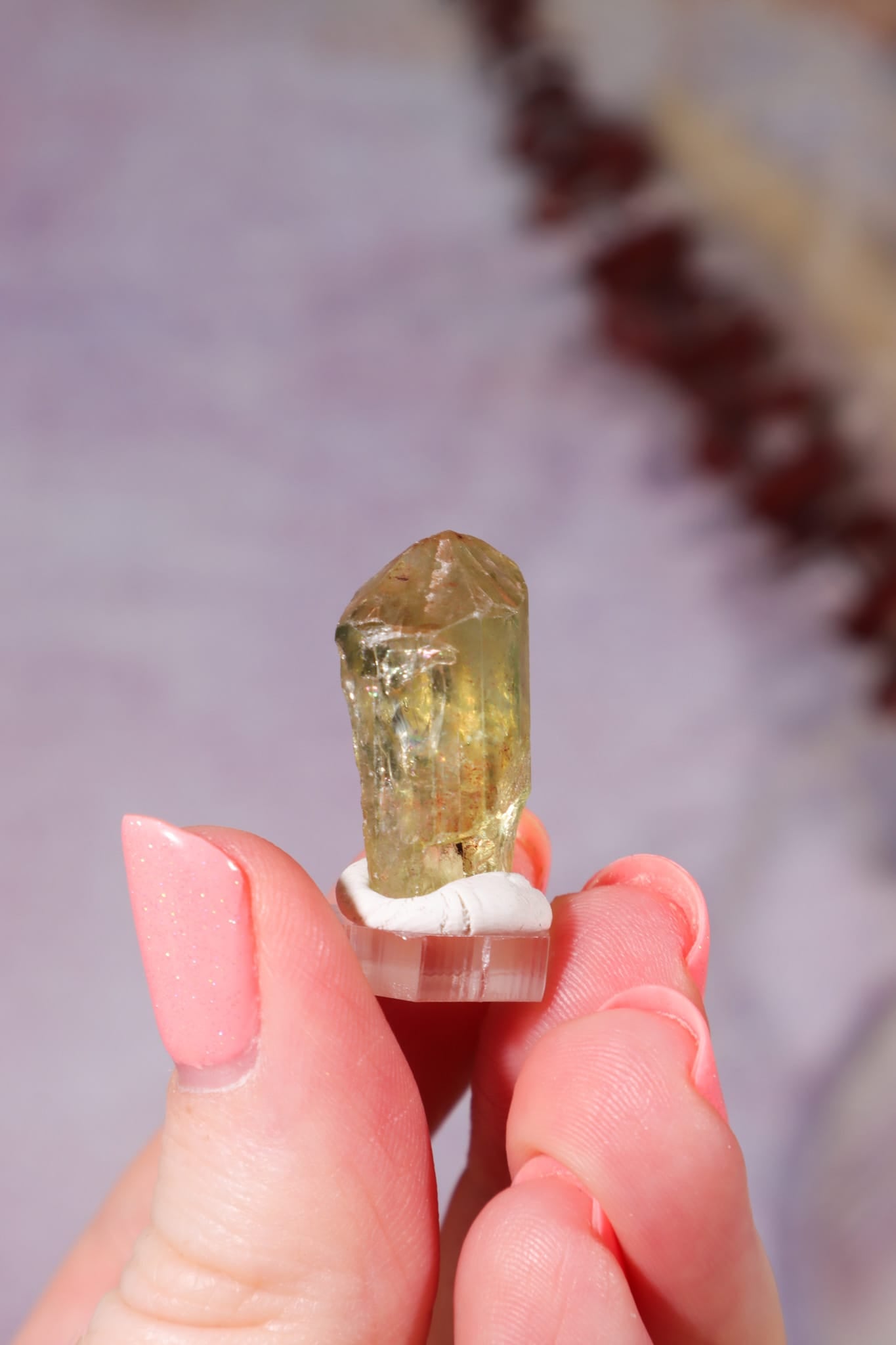 Yellow Apatite Specimen | 23mm | Cerro de Mercado, Mexico Minerals Tali & Loz Crystals