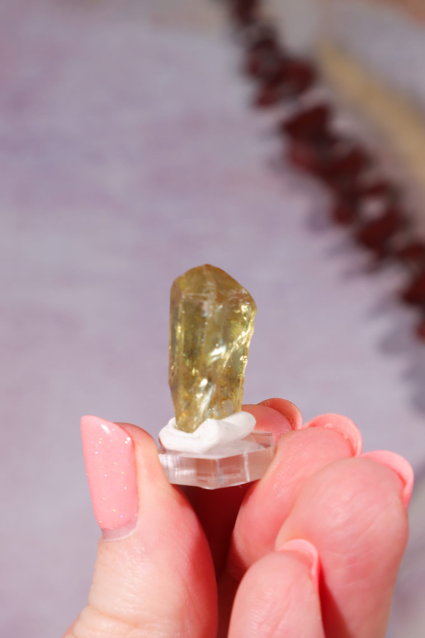 Yellow Apatite Specimen | 23mm | Cerro de Mercado, Mexico Minerals Tali & Loz Crystals