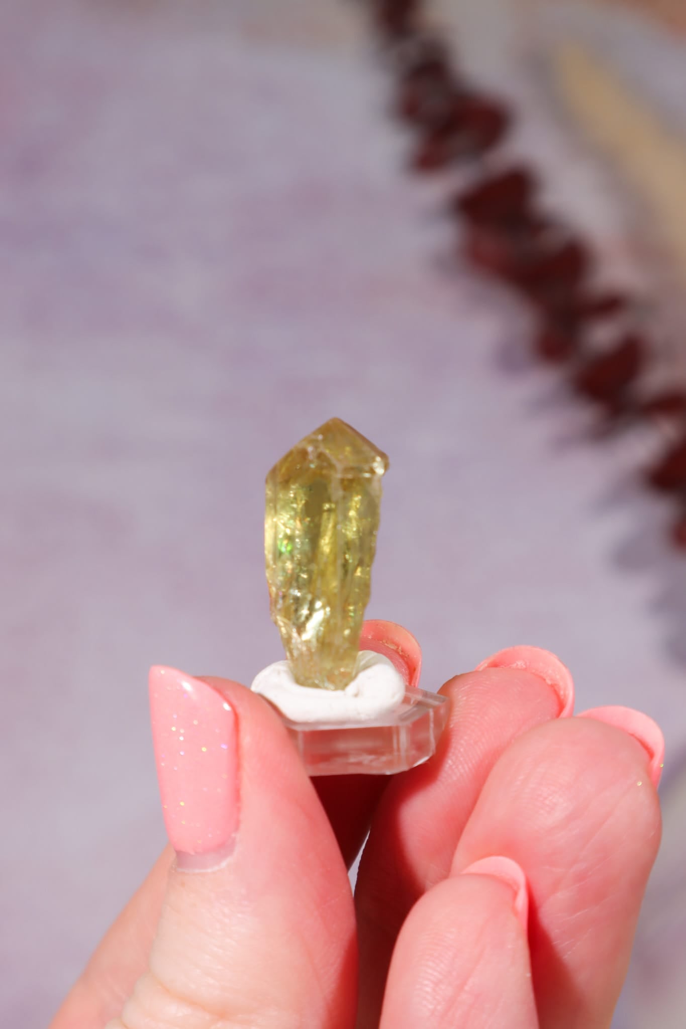 Yellow Apatite Specimen | 23mm | Cerro de Mercado, Mexico Minerals Tali & Loz Crystals