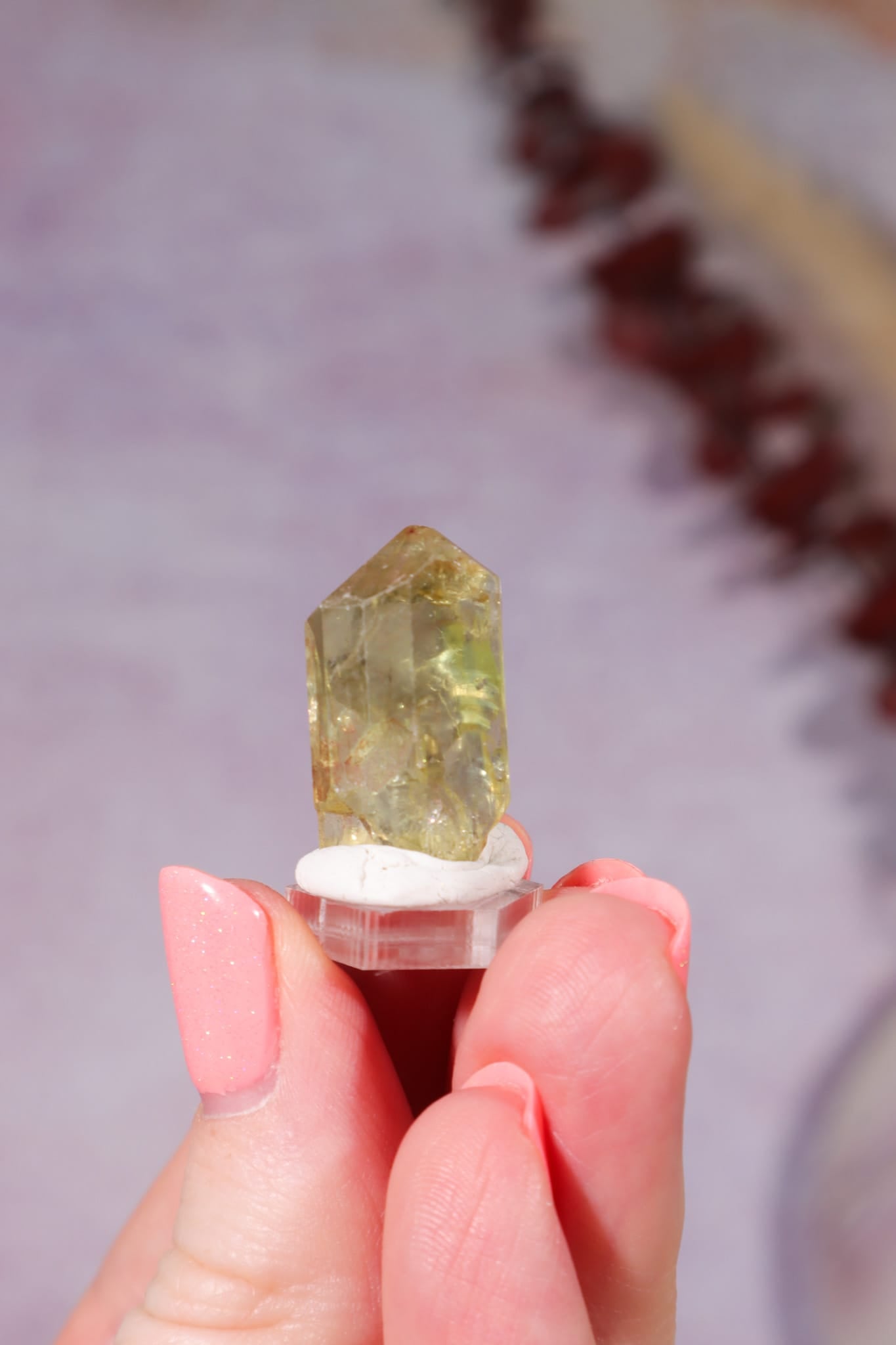 Yellow Apatite Specimen | 23mm | Cerro de Mercado, Mexico Minerals Tali & Loz Crystals