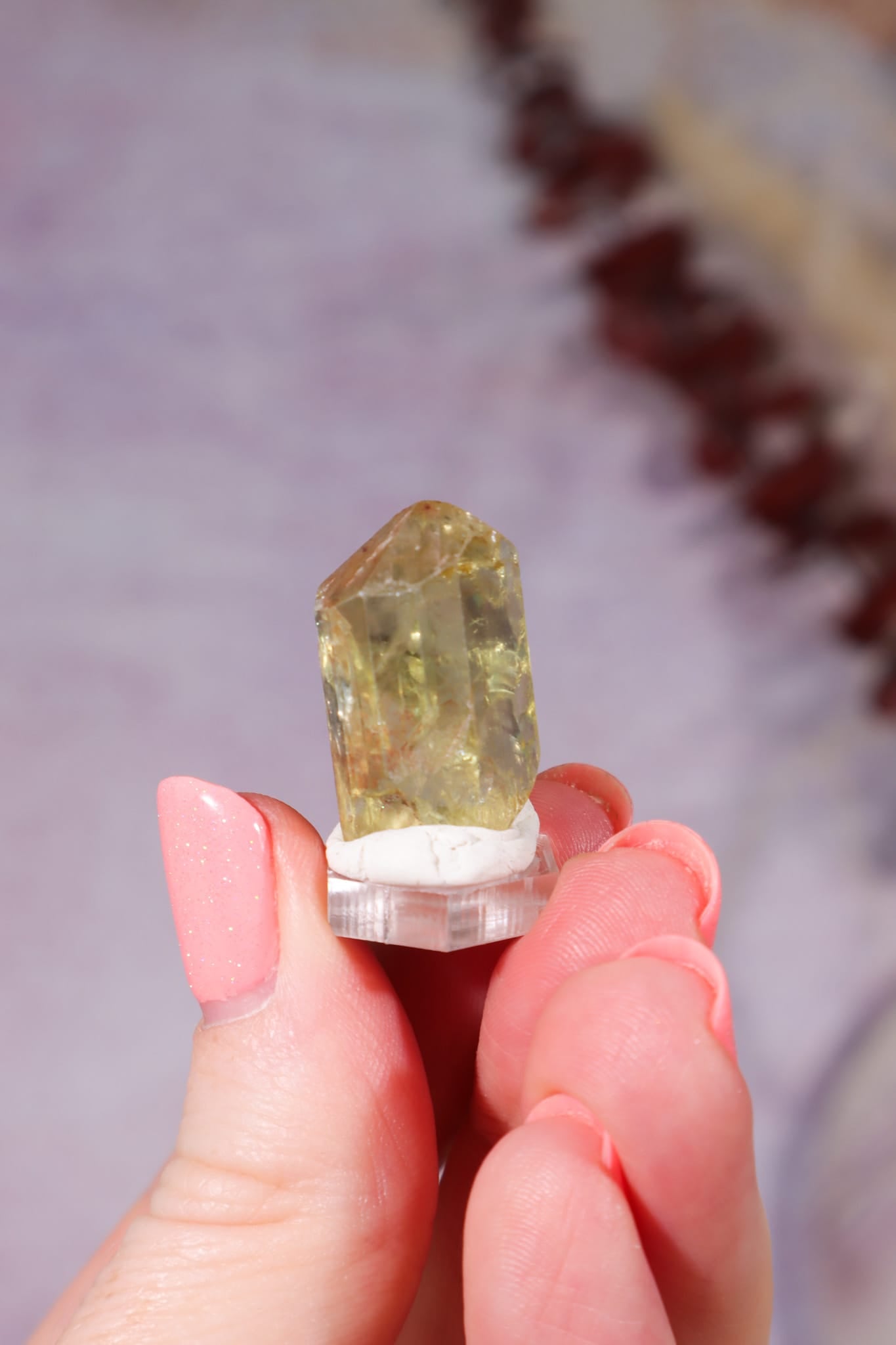 Yellow Apatite Specimen | 23mm | Cerro de Mercado, Mexico Minerals Tali & Loz Crystals