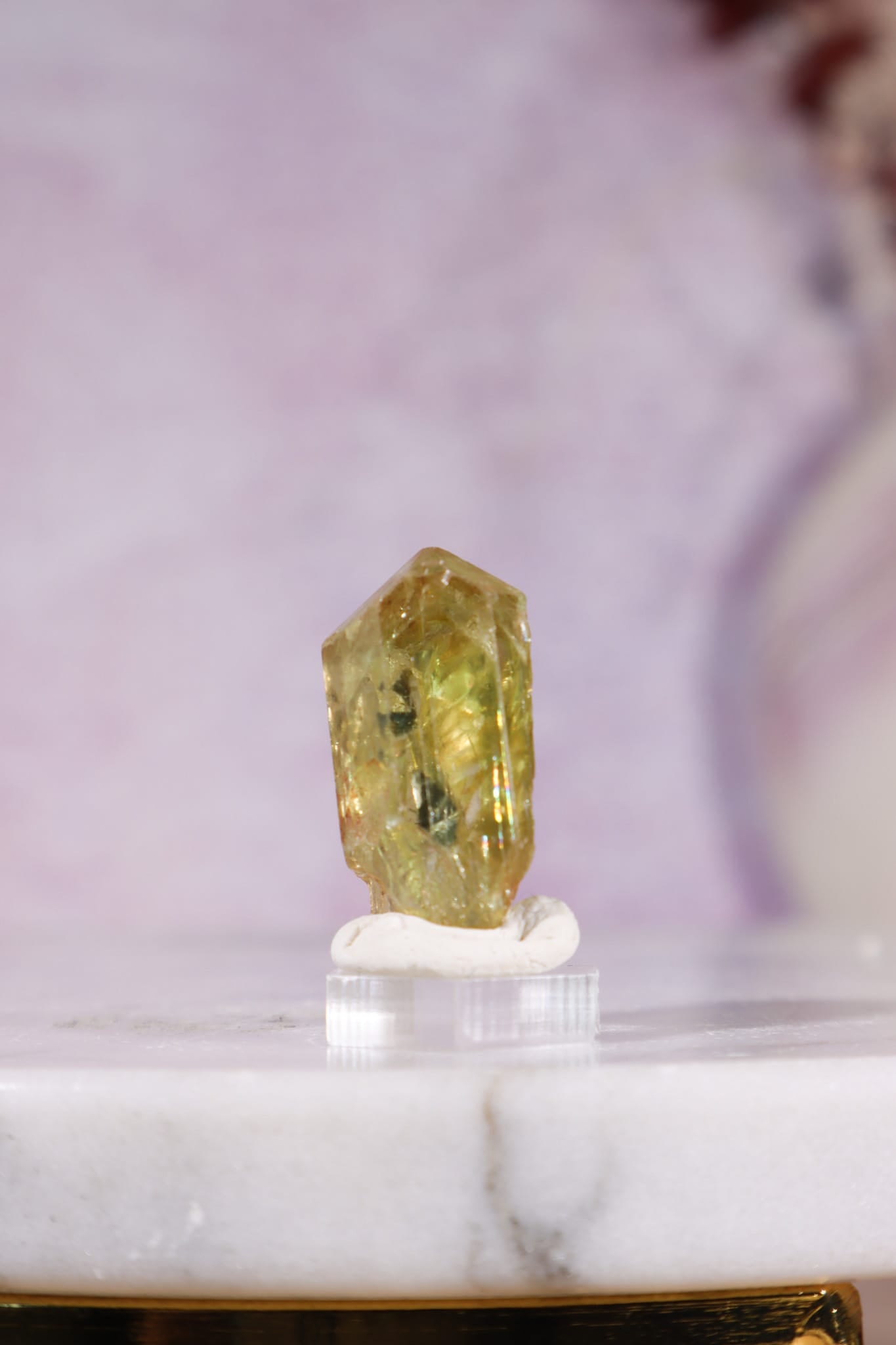 Yellow Apatite Specimen | 23mm | Cerro de Mercado, Mexico Minerals Tali & Loz Crystals