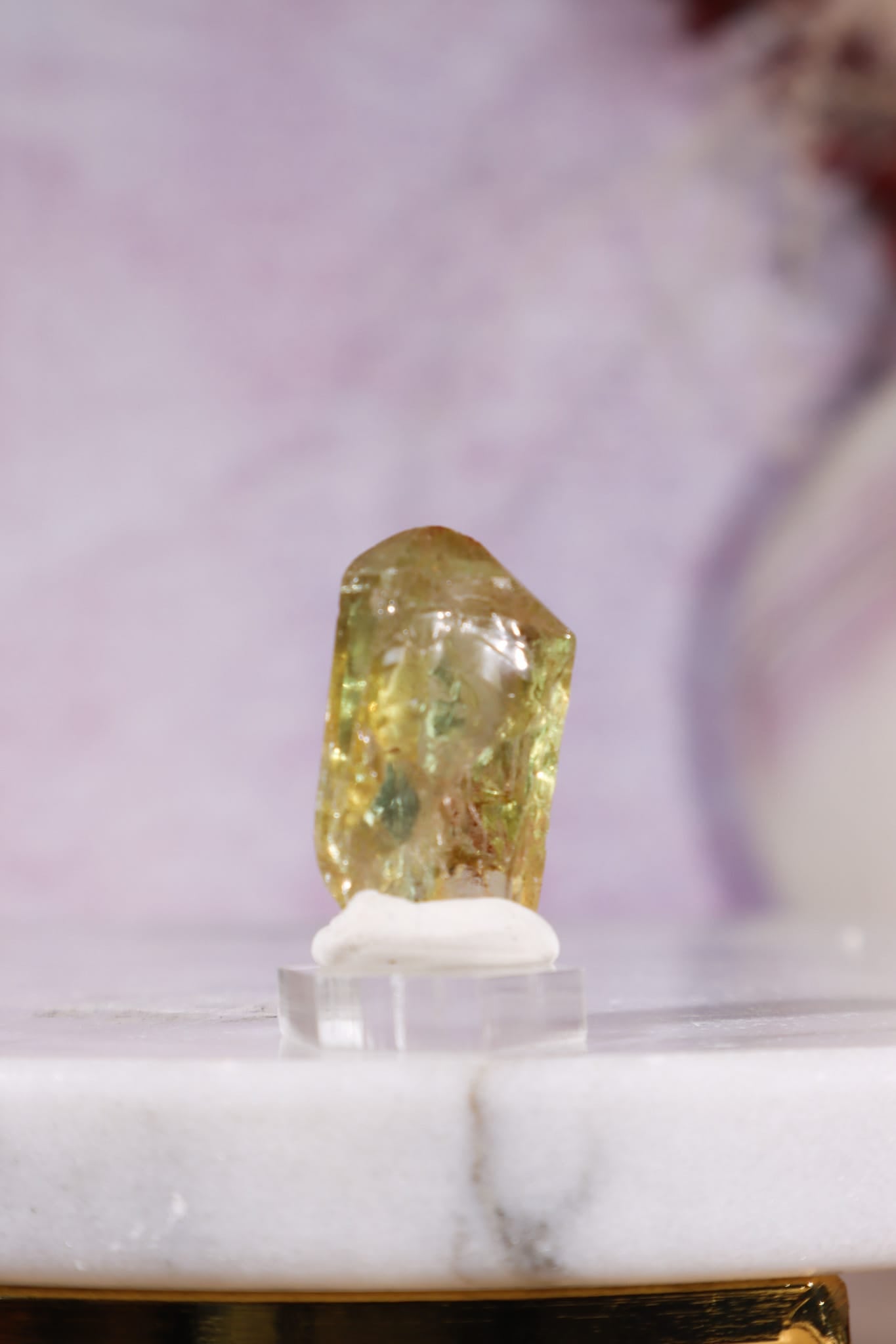 Yellow Apatite Specimen | 23mm | Cerro de Mercado, Mexico Minerals Tali & Loz Crystals