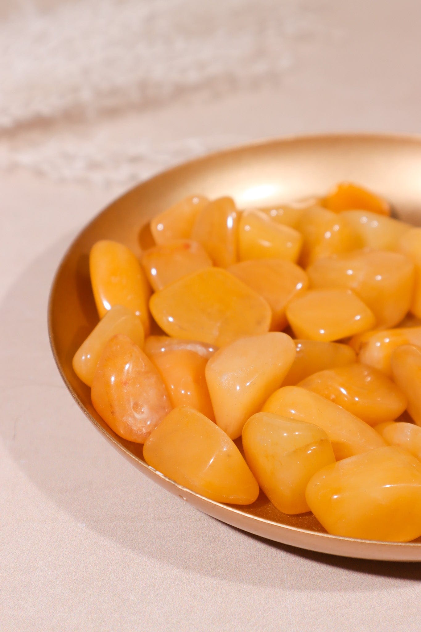 Yellow Aventurine Tumblestones 20-30mm - Tali & Loz Crystals