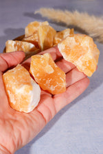 Yellow Calcite Rough 25-40mm Rough Crystals Tali & Loz Crystals