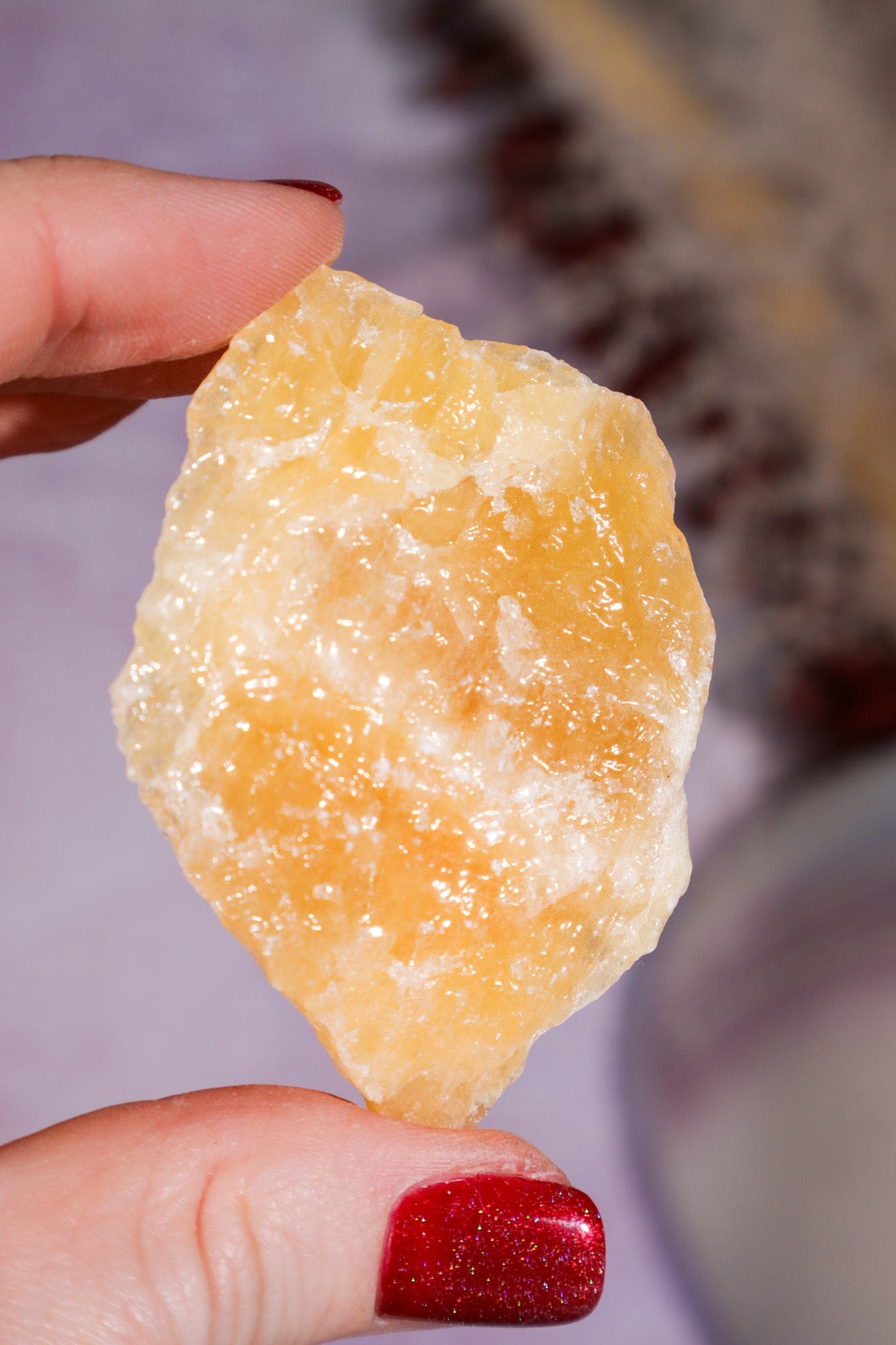 Yellow Calcite Rough 25-40mm Rough Crystals Tali & Loz Crystals