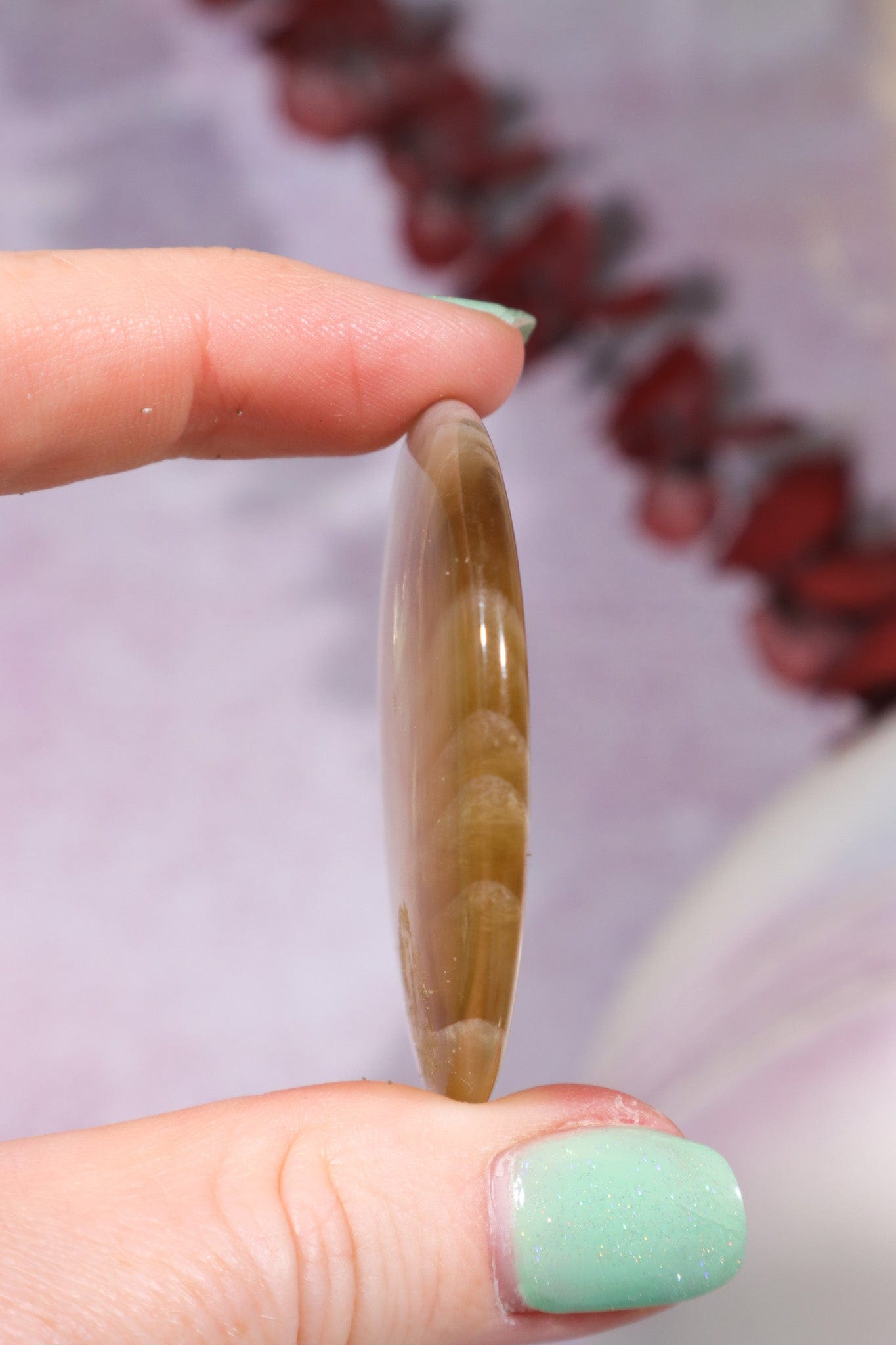 Yellow Fluorite Palmstones 4.5cm Palmstones Tali & Loz Crystals