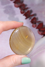 Yellow Fluorite Palmstones 4.5cm Palmstones Tali & Loz Crystals