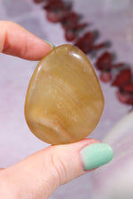 Yellow Fluorite Palmstones 4.5cm Palmstones Tali & Loz Crystals