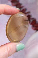 Yellow Fluorite Palmstones 4.5cm Palmstones Tali & Loz Crystals