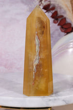 Yellow Fluorite Tower 11.5cm Towers Tali & Loz Crystals