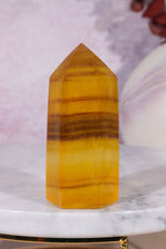 Yellow Fluorite Tower 7cm Towers Tali & Loz Crystals