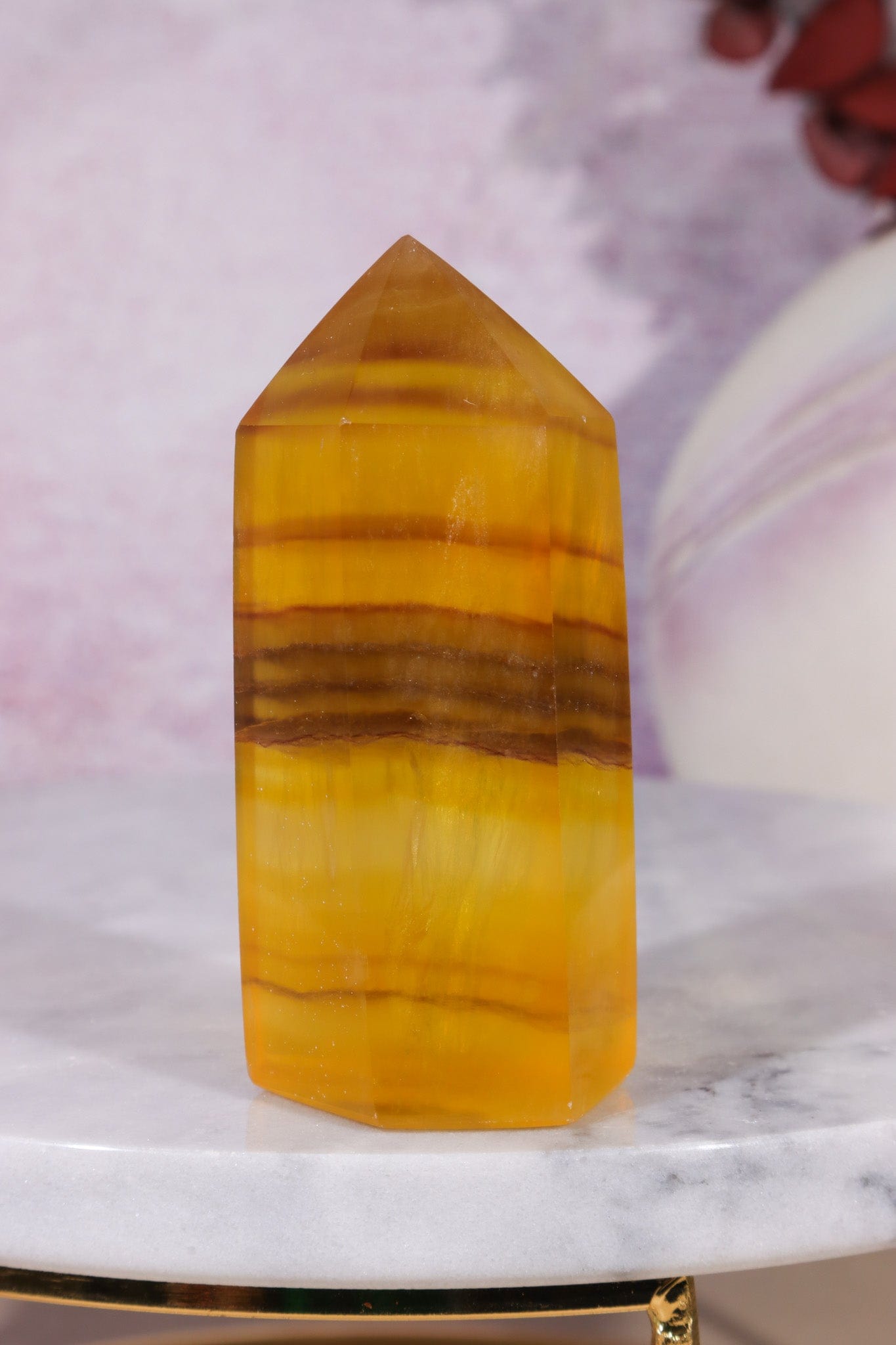 Yellow Fluorite Tower 7cm Towers Tali & Loz Crystals