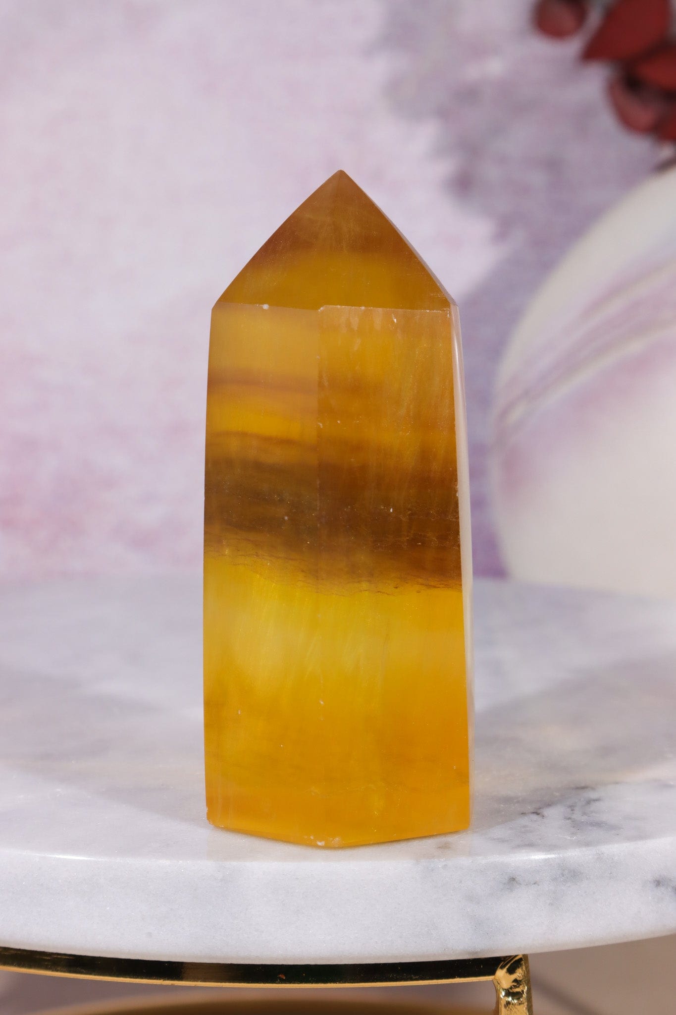 Yellow Fluorite Tower 7cm Towers Tali & Loz Crystals
