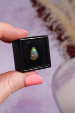 Yellow Opal Teardrop Cabochon | 12mm | Ethiopia Jewellery Tali & Loz Crystals