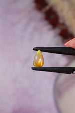 Yellow Opal Teardrop Cabochon | 12mm | Ethiopia Jewellery Tali & Loz Crystals