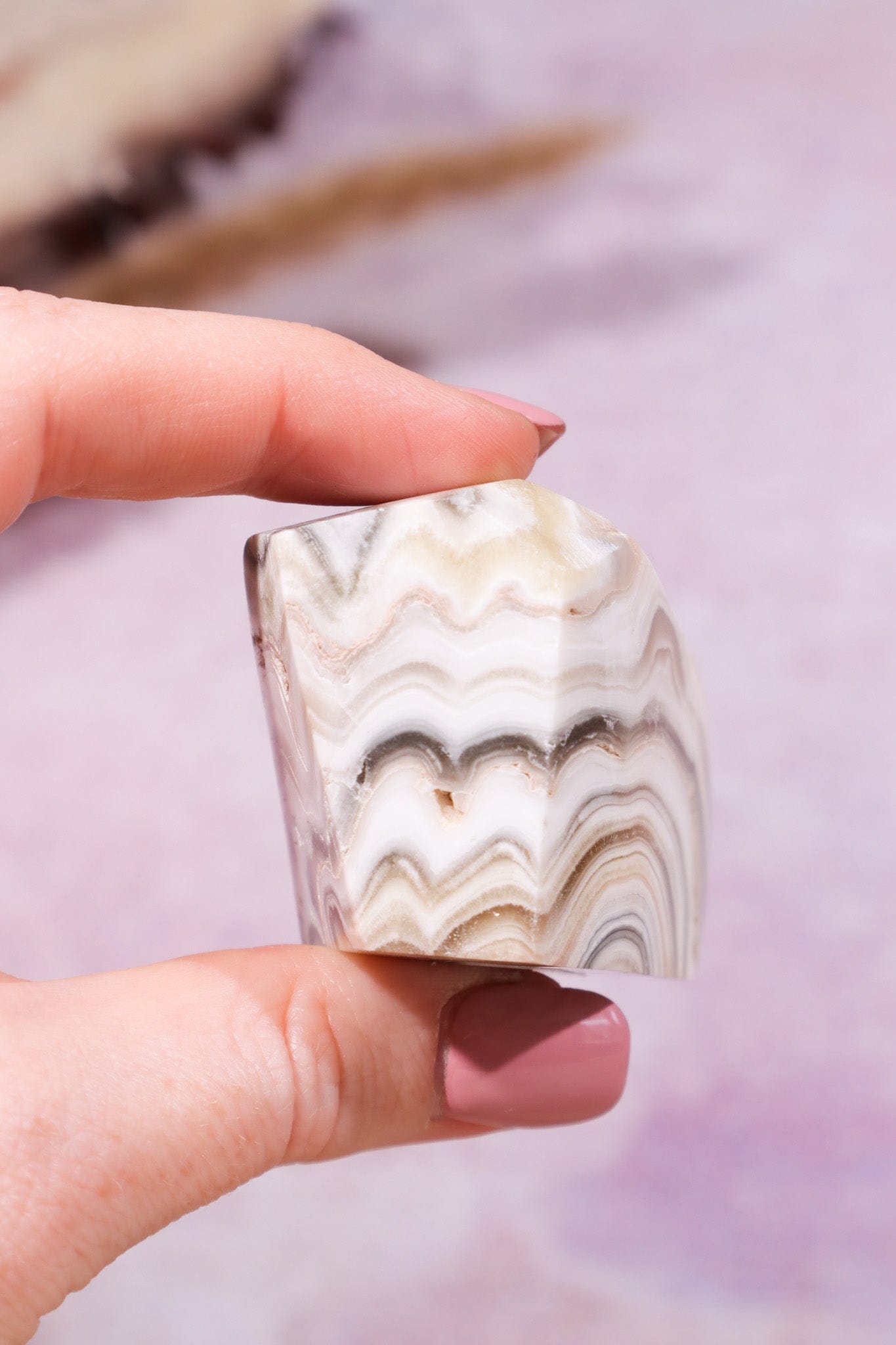 Zebra Calcite Freeform 117gr - Tali & Loz Crystals